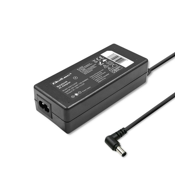 QOLTEC Alimentador de 65W para Toshiba, 19V 3,42A