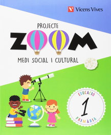 VICENS VIVES, MEDI SOCIAL 1 PRIMARIA AMB QUADERN BENVINGUDA CATALUNYA PROJECTE ZOOM