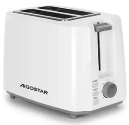 Aigostar Tostador con potencia ajustable 750W Blanco