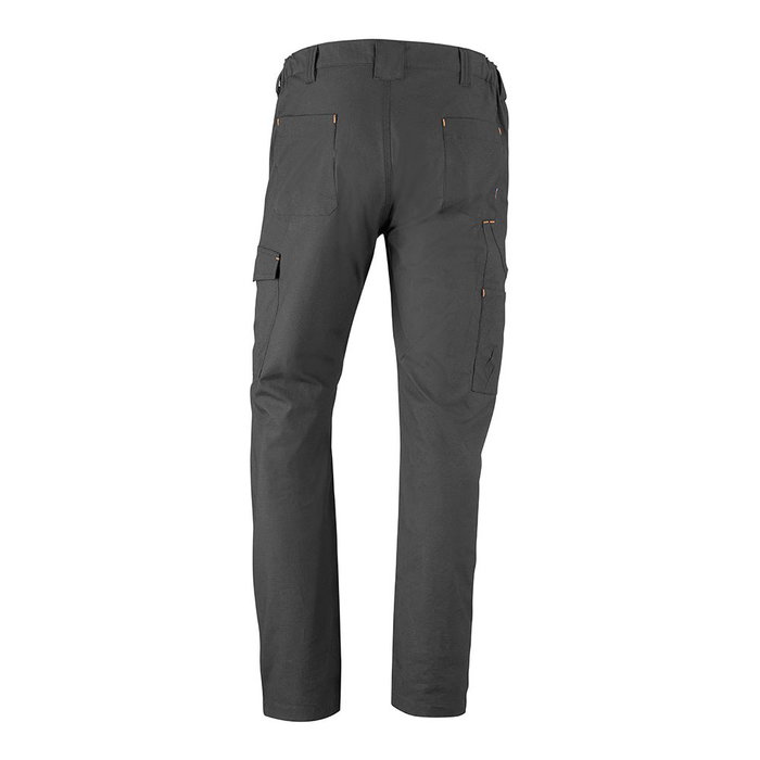 Juba Pantalón Multibolsillo Elástico Road Gris Talla 3XL
