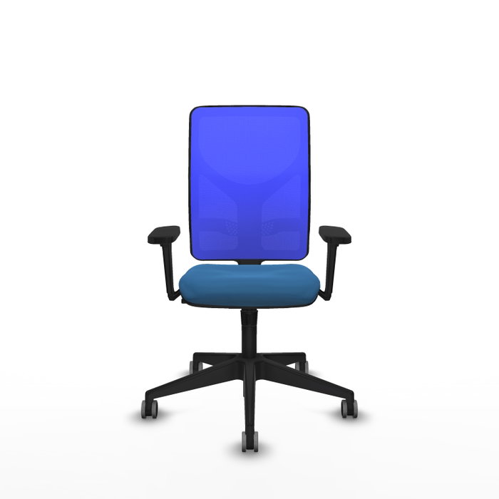 PIQUERAS Y CRESPO Silla de oficina Motilla con mecanismo Sincro, Azul PIQUERAS Y CRESPO Silla de oficina Motilla con mecanismo Sincro, Azul