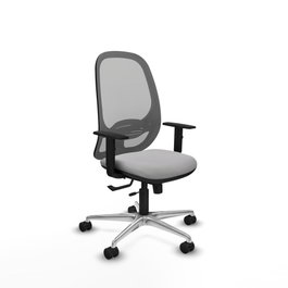 PIQUERAS Y CRESPO Silla de oficina Cilanco Gris con mecanismo Sincro/Traslack