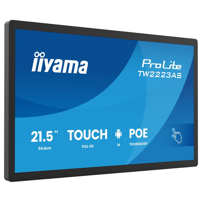 IIYAMA TW2223AS-B3P Monitor 22 Pulgadas Full HD 1920 x 1080 IPS 75Hz 5ms VGA HDMI Negro