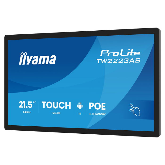 IIYAMA TW2223AS-B3P Monitor 22 Pulgadas Full HD 1920 x 1080 IPS 75Hz 5ms VGA HDMI Negro