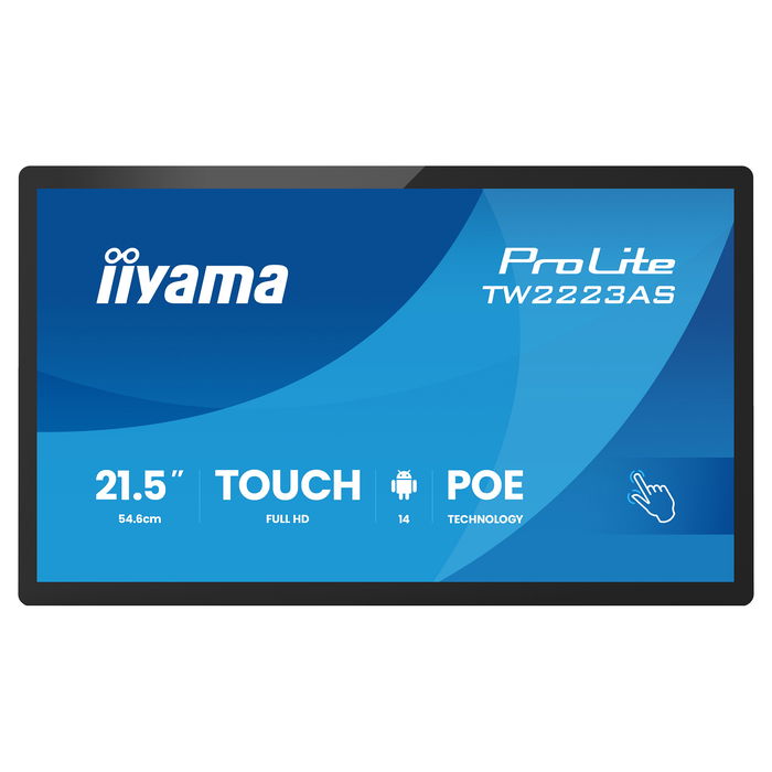 IIYAMA TW2223AS-B3P Monitor 22 Pulgadas Full HD 1920 x 1080 IPS 75Hz 5ms VGA HDMI Negro