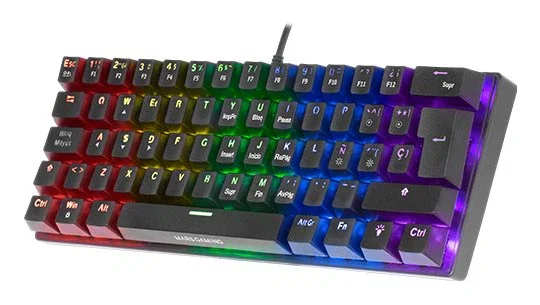 Mars gaming mk60 Teclado Gaming Mecánico 60% RGB antipolvo Mars gaming mk60 Teclado Gaming Mecánico 60% RGB antipolvo