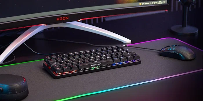 Mars gaming mk60 Teclado Gaming Mecánico 60% RGB antipolvo Mars gaming mk60 Teclado Gaming Mecánico 60% RGB antipolvo