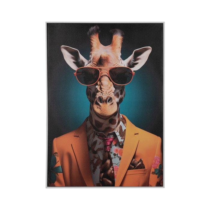Cuadro Impresión Animales 3/M Decoración 50 X 3 X 70 cm (Set de 3)