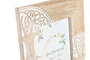 DKD Home Decor Marco de Foto Estilo Indio Hamsa 13x18 cm Marron Blanco con Mango y Cristal