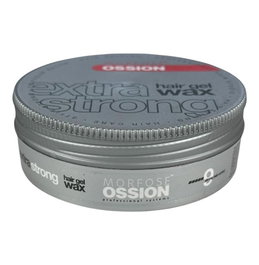 Ossion Hair Gel Wax Extra Strong Grey 175ml
