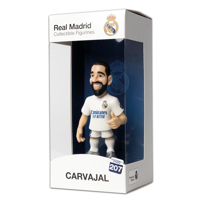 Minix Figura Coleccionable Carvajal Real Madrid - Jugador de Fútbol - 12 cm