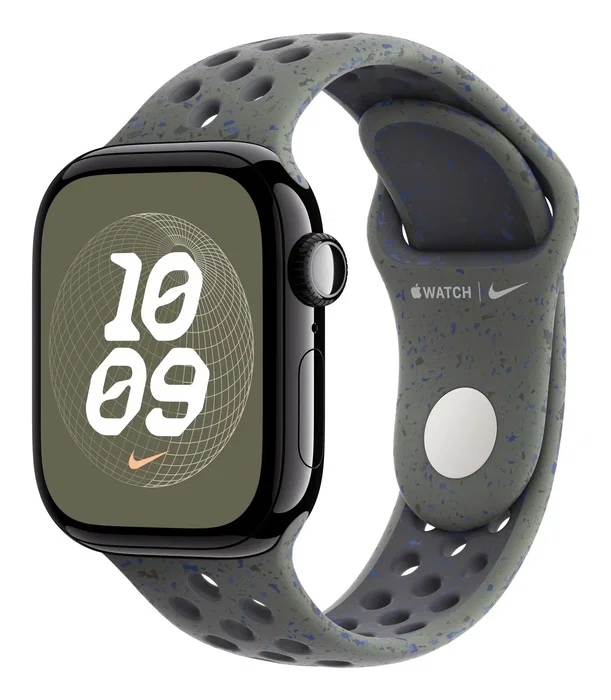 Apple Correa Nike Sport Band MC2H4ZM/A para Apple Watch 38mm/40mm/41mm, Caqui, Fluoroelastómero, Tamaño de Muñeca 150-200 mm - 1 Pieza