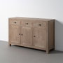 Aparador Natural Madera de Pino 140 X 40 X 86,50 cm