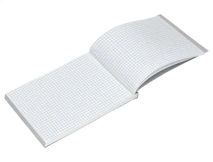 Liderpapel Bloc de Notas A6 Cuadro 4mm 80 Hojas 60g/m² Perforado