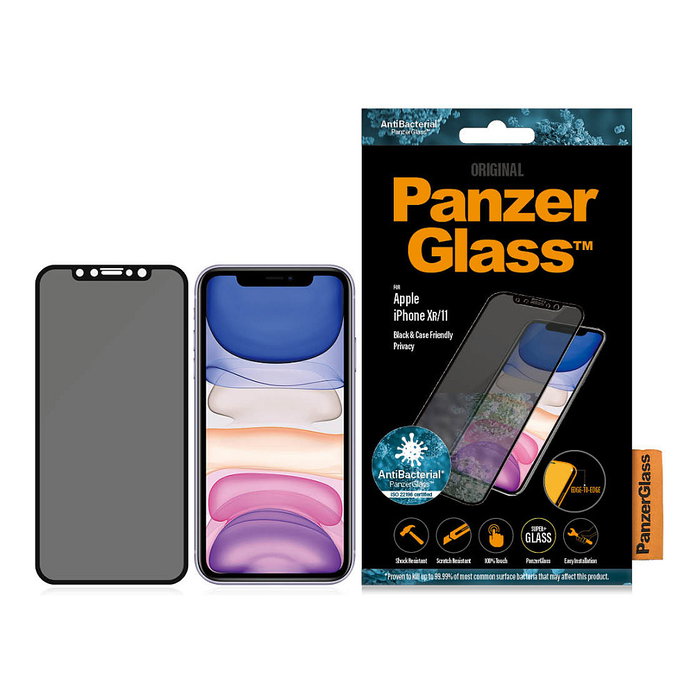 PanzerGlass Protector de Pantalla Privacy para Apple iPhone 11 y XR PanzerGlass Protector de Pantalla Privacy para Apple iPhone 11 y XR