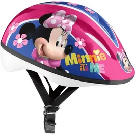 Disney Casco de bicicleta Minnie Talla S Niña Correas ajustables Estructura EPS Carcasa ABS Rejillas ventilación