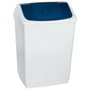 Denox Papelera Tapa Basculante 55L Azul