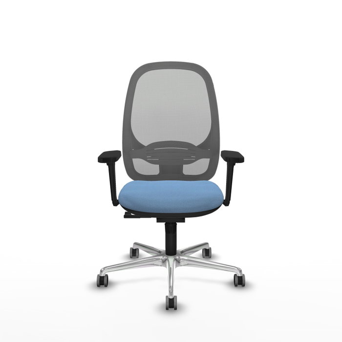 PIQUERAS Y CRESPO Silla de oficina Cilanco con mecanismo Sincro Azul cielo y Gris PIQUERAS Y CRESPO Silla de oficina Cilanco con mecanismo Sincro Azul cielo y Gris