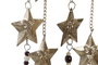 DKD Home Decor Decoración Colgante Mango y Metal Luna Dorado