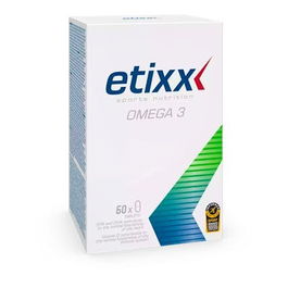 ETIXX Omega 3 60 Cápsulas con EPA, DHA, Vitamina D y E para Sistema Inmunológico y Antioxidante
