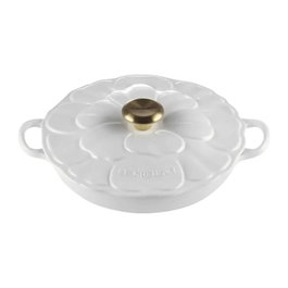 Le Creuset Gourmet Profitopf Blume 26 cm White Tapa Incluida