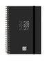 Finocam Agenda Escolar 2026-2027 Espiral Negro 120x171mm