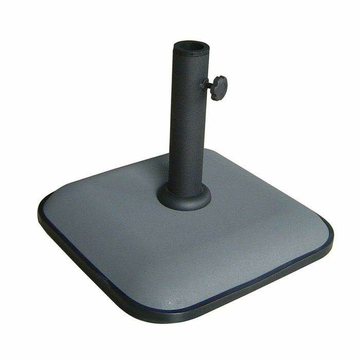 Marbueno Base de Sombrilla Cuadrada de Cemento Gris 11kg Marbueno Base de Sombrilla Cuadrada de Cemento Gris 11kg