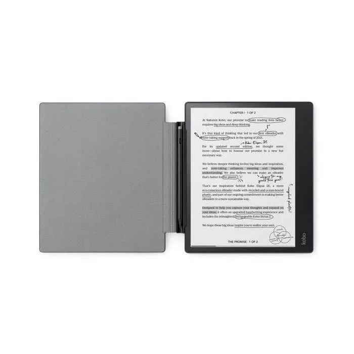 Kobo Funda Sleep para Elipsa 2E - Negro (N605-AC-BK-E-PU) Kobo Funda Sleep para Elipsa 2E - Negro (N605-AC-BK-E-PU)