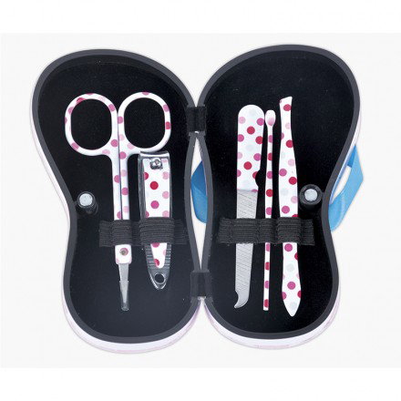 Bifull Kit de Manicura 5 Piezas Topos Flip Flop