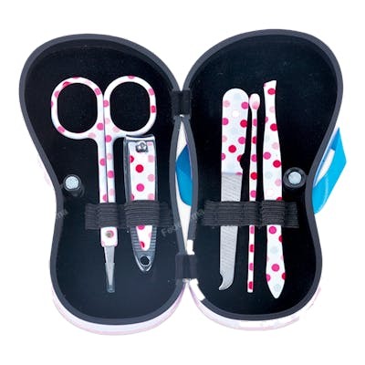 Bifull Kit de Manicura 5 Piezas Topos Flip Flop