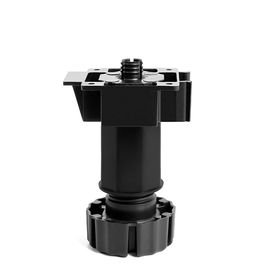 JUYPAL Pata Cocina Regulable Modelo Octo Extensión 80-110 mm Plástico Negro (Set de 4)