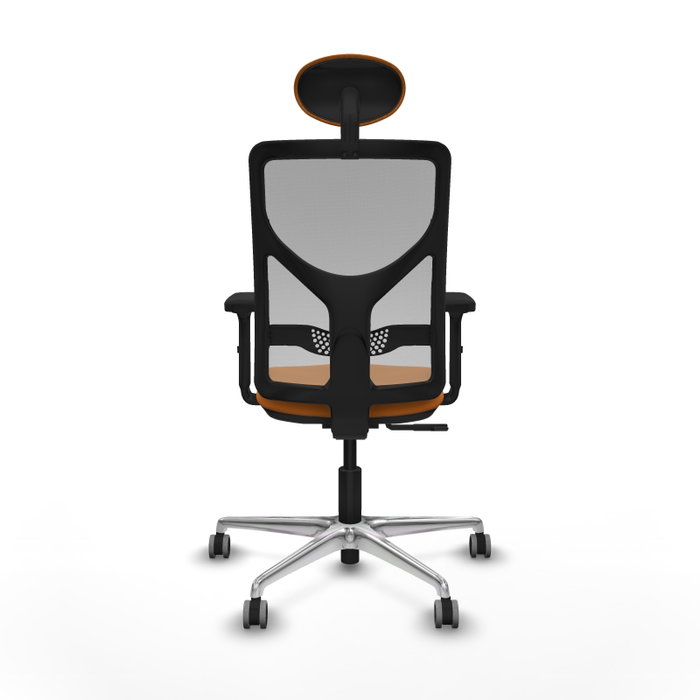 PIQUERAS Y CRESPO Silla de oficina Motilla con mecanismo Sincro, Naranja y Gris PIQUERAS Y CRESPO Silla de oficina Motilla con mecanismo Sincro, Naranja y Gris