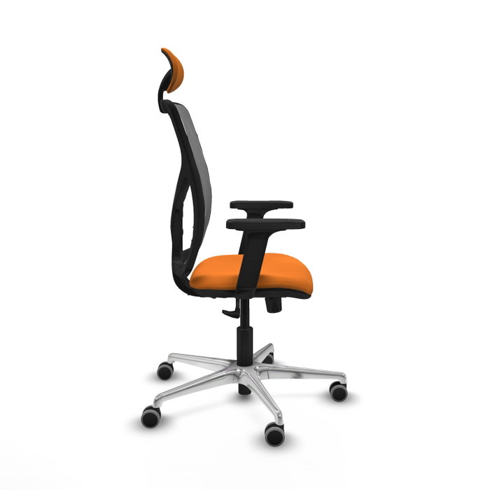 PIQUERAS Y CRESPO Silla de oficina Motilla con mecanismo Sincro, Naranja y Gris PIQUERAS Y CRESPO Silla de oficina Motilla con mecanismo Sincro, Naranja y Gris