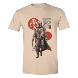 Star Wars The Mandalorian Camiseta Mandalorian Script talla XL