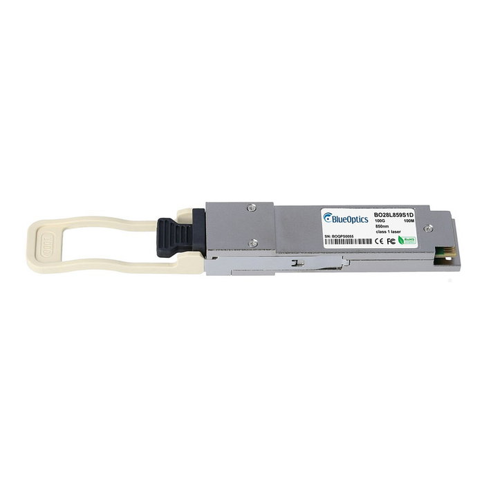 BlueOptics QSFP28-100G-SR4-SS-BO Transceptor 100GBASE-SR4 850nm 100m MTP/MPO Fibra Óptica Multimodo
