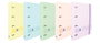 OXFORD Set de 10 Carpetas School Europeanbinder Live&Go Polifoam A4+ 35mm Surtido