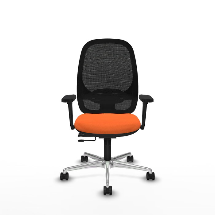 PIQUERAS Y CRESPO Silla de oficina Cilanco Naranja y Negro PIQUERAS Y CRESPO Silla de oficina Cilanco Naranja y Negro