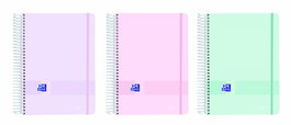 OXFORD Agenda Anual Live&Go Vivos 2027 A5 Espiral Tapa PP Surtido de 3 Colores