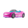 HOT WHEELS BARBIE JBH05 Coche Teledirigido Descapotable Rosa para 2 Muñecas, Juguete R/C, +4 años