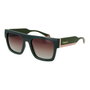 Polaroid PLD-6224-S-X-541EDLA Gafas de sol unisex con cristal marrón y detalles verdes