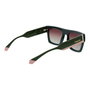 Polaroid PLD-6224-S-X-541EDLA Gafas de sol unisex con cristal marrón y detalles verdes