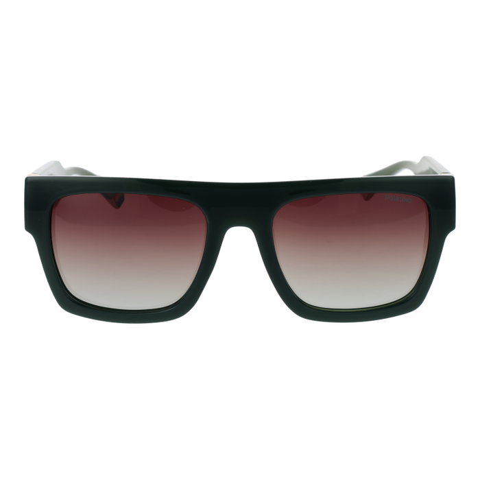 Polaroid PLD-6224-S-X-541EDLA Gafas de sol unisex con cristal marrón y detalles verdes