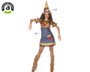 Disfraz Espantapájaros Adulto Mujer Talla XL, Temática Fantasía, Conjunto 2 Piezas (Vestido y Sombrero) de Poliéster