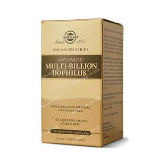 SOLGAR Advanced Multi-Billion Dophilus 2x60 Cápsulas SOLGAR Advanced Multi-Billion Dophilus 2x60 Cápsulas