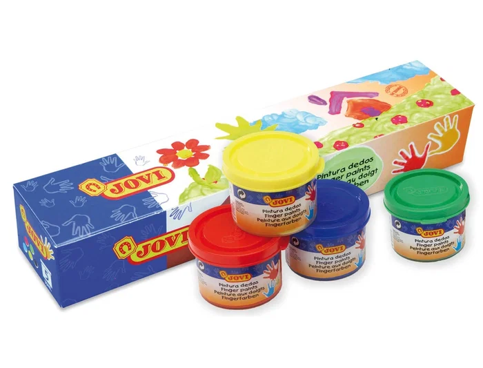 Jovi Pintura a Dedos 35 cc 5 Colores Surtidos