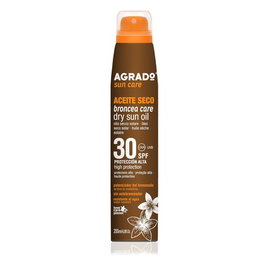 Agrado Aceite Seco SPF30 Bruma Acelerador de Bronceado