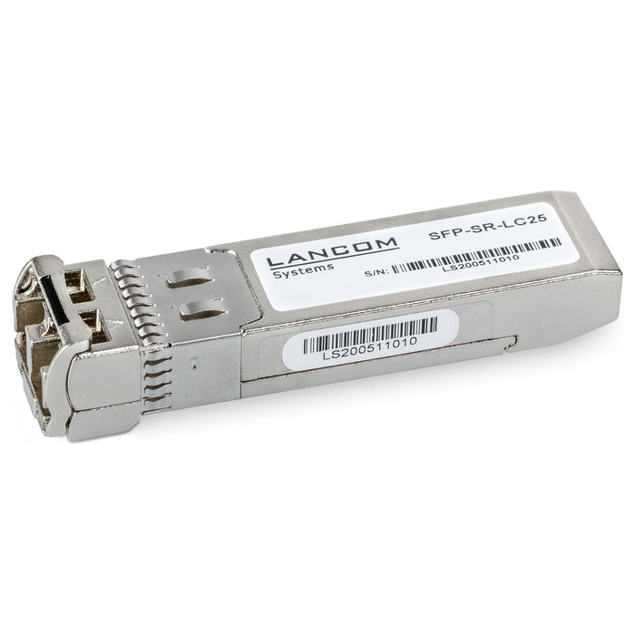 LANCOM SFP-SR-LC25 Módulo SFP28 25GBASE-SR 25000 Mbit/s Fibra Óptica LC Multimodo LANCOM SFP-SR-LC25 Módulo SFP28 25GBASE-SR 25000 Mbit/s Fibra Óptica LC Multimodo