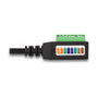 DeLOCK Adaptador RJ45 Cat.5e Macho a Bloque de Terminales 21,5 cm