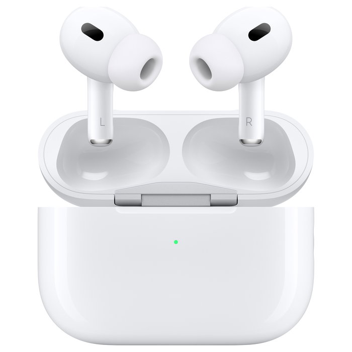 Apple AirPods Pro 2.ª generación con estuche de carga MagSafe (USB-C) - Blanco | Auriculares inalámbricos con cancelación de ruido activa
