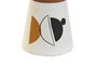 DKD Home Decor Jarrón de Cerámica Blanco